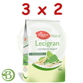 Pack 3x2 Lecigran (Lecitina de Soja IP) 500Gr. El Granero