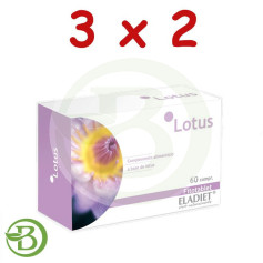 Pack 3x2 Lotus 60 Comprimés Eladiet