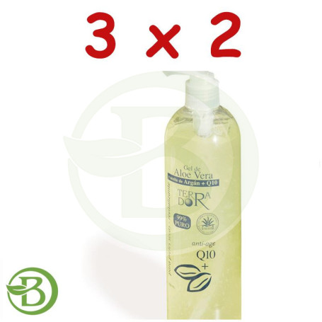 Pack 3x2 Gel Aloe Vera con Argán Derbos