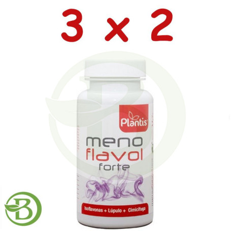 Pack 3x2 Menoflavol Forte 60 Cápsulas Plantis