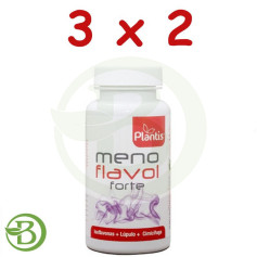 Pack 3x2 Menoflavol Forte 60 Cápsulas Plantis