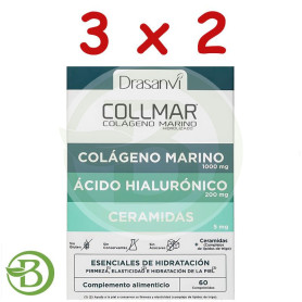 Pack 3x2 Collmar Esenciales Hidratacion 60 Comprimidos Drasanvi