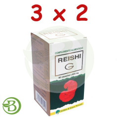 Pack 3x2 Reishi G Golden Green 60 Gélules