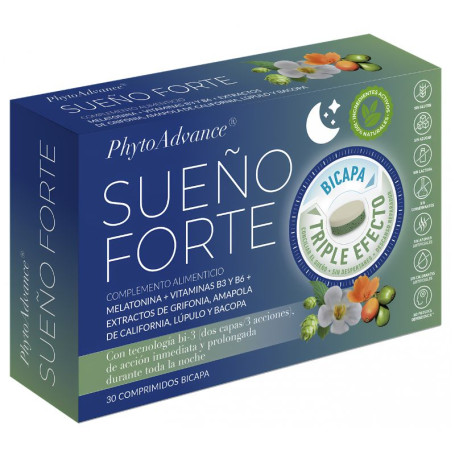 Sommeil Forte 30 comprimés. Bicouche Phytoadvance