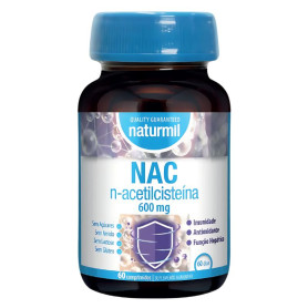 N-Acétylcystéine 600Mg 60 Comprimés Naturmil