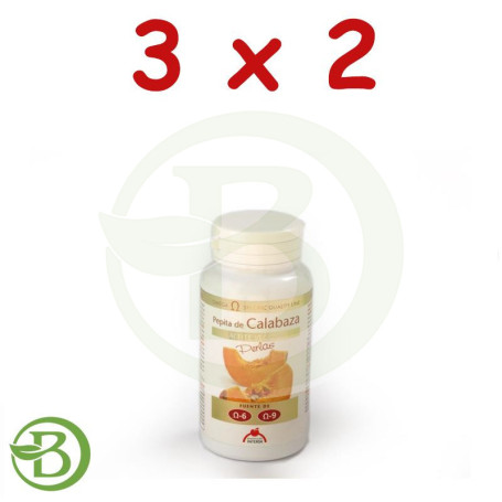 Pack 3x2 Aceite de Pepita de Calabaza 50 Perlas Intersa