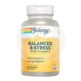 B-Stress 100 Capsules Végétales Équilibrées Nutritionnellement Solaray