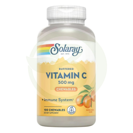 Vitamine C 500Mg. 100 comprimés à croquer Solaray