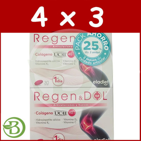 Pack 4x3 Regendol Ucii Pack Eladiet