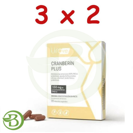 Pack 3x2 Cranberin Plus 30 Capsulas Herbora