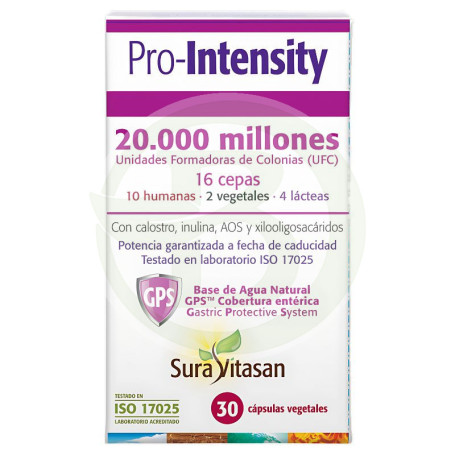 PRO-INTENSITY 30 CAPSULES SURA VITASAN