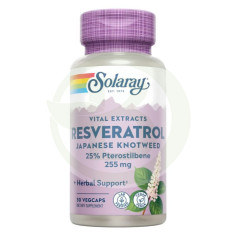 Super Resvératrol 250Mg. 30 capsules Solaray