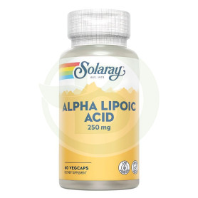 ACIDE ALPHA LIPOIQUE 250Mg. 60 CAPSULES SOLARAY