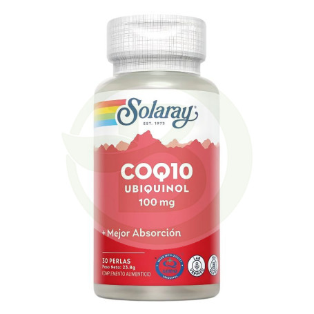 UBIQUINOL COQ-10 100Mg. 30 PERLES SOLARAY