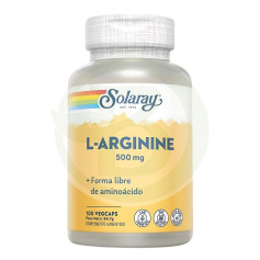 L-Arginine 500Mg. 10 capsules Solaray