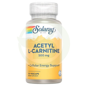 Acétyl L-Carnitine 500Mg. 30 capsules Solaray