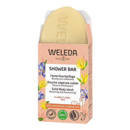 Weleda Savon de douche solide enveloppement floral