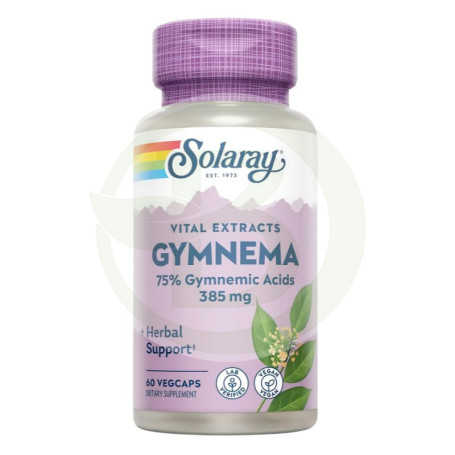 Gymnema 385Mg. 60 Cápsulas Vegetales Solaray