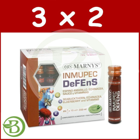 Pack 3x2 Inmupec Defens 20 Viales Marnys