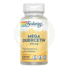 Small Mega Quercitin 600Mg. 30 Cápsulas Vegetales Solaray