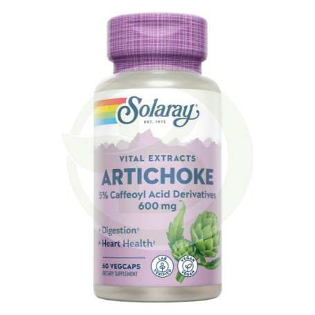 Artichoke (Alcachofa) 300Mg. 60 Cápsulas Solaray