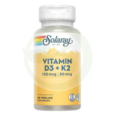 Big D3 et K2 120 Capsules Solaray