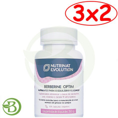 Pack 3x2 Berbérine Optim 60 Gélules Végétales Nutrinat Evolution