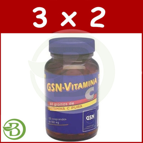 Pack 3x2 Vitamina C 120 Comprimidos G.S.N.