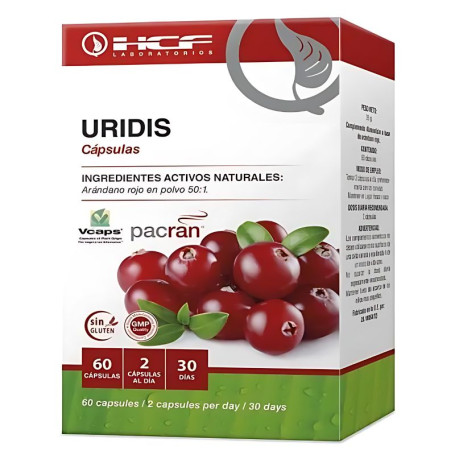 Uridis 600 mg 60 gélules Hcf