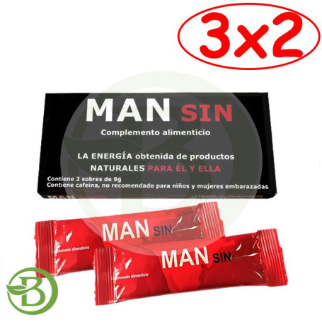 Pack 3x2 Mansin 2 Sobres 9 Gr Hcf