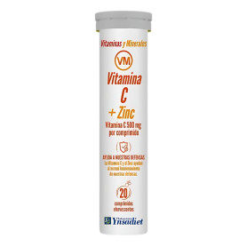 Vitamine C Effervescente + Zinc 20 Comprimés Ynsadiet