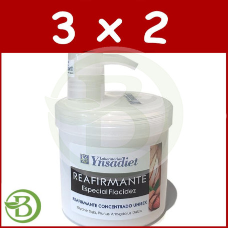 Pack 3x2 Gel Reafirmante Especial Flacidez 500Ml. Bifemme