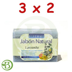 Pack 3x2 Savon Lavande 100Gr. Bifemme