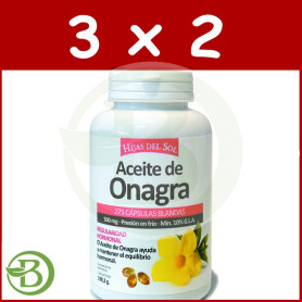 Pack 3x2 Onagra 500Mg. 275 Perlas Hijas del Sol