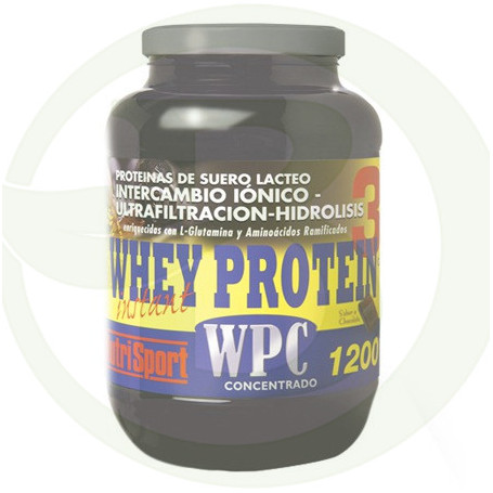 Whey Protein 3 WPC Concentrado Chocolate 1200Gr. Nutrisport