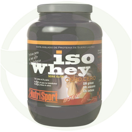 Iso Whey Cero Cero Fresa 1000Gr. Nutrisport