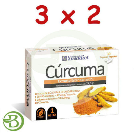 Cúrcuma 30 Cápsulas Vegetales