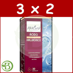 Pack 3x2 Etat Pur Acide Hyaluronique Clinique 30 Gélules Etat Pur - Tongil