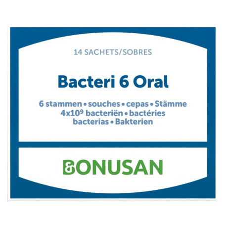 Bacteri 6 Oral 14 Enveloppes Bonusan