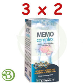 Pack 3x2 Memo Complex 60 Capsulas Vegetales Ynsadiet