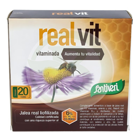 Realvit Vitaminada 20 flacons Santiveri