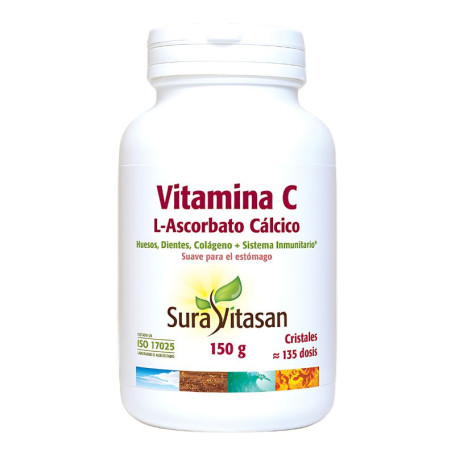 Vitamine C L-ascorbate 150 Gr Sura Vitasan