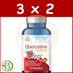 Pack 3x2 Quercetina Complex 60 Capsulas Vegetales Ynsadiet