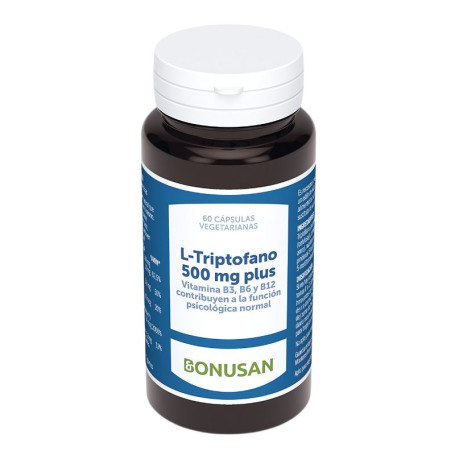 L-Tryptophane 500 Mg Plus 60 Capsules Bonusan