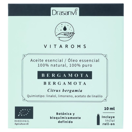 Huile Essentielle de Bergamote Bio 10Ml Vitaroms Drasanvi