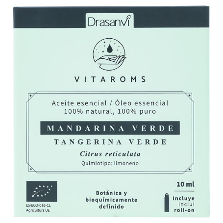 Huile Essentielle de Mandarine Verte Bio 10Ml Vitaroms Drasanvi