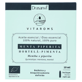 Huile Essentielle de Menthe Poivrée Bio 10Ml Vitaroms Drasanvi