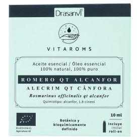 Huile Essentielle de Romarin Qt Camphre Bio 10Ml Vitaroms Drasanvi