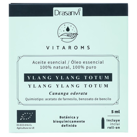 Huile Essentielle Ylang Ylang Totum Bio 5Ml Vitaroms Drasanvi