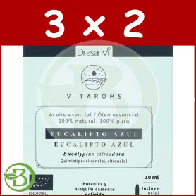 Pack 3x2 Aceite Esencial Eucalipto Azul Bio 10Ml Vitaroms Drasanvi